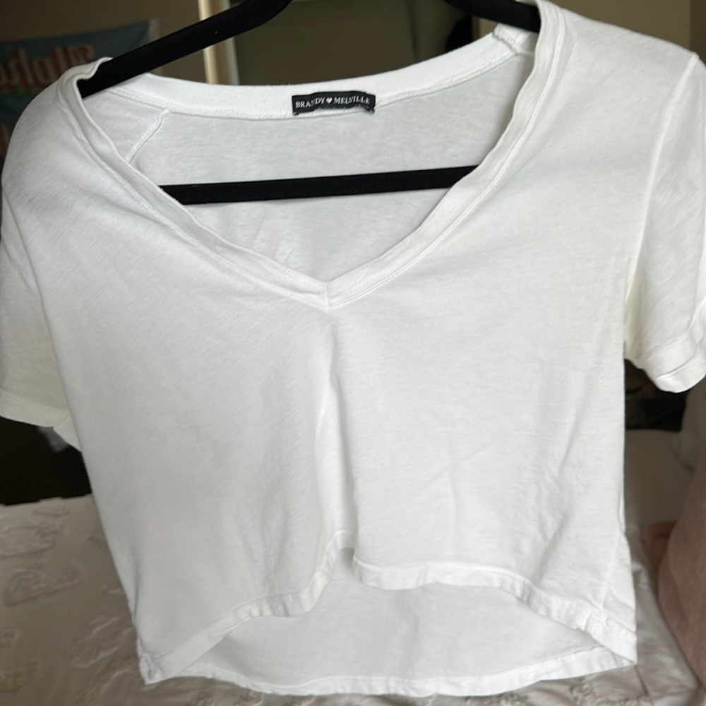 brandy v neck tee